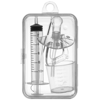 Dosador de Remédio com Formato de Chupeta Buba Estojo em Oferta na Shopee