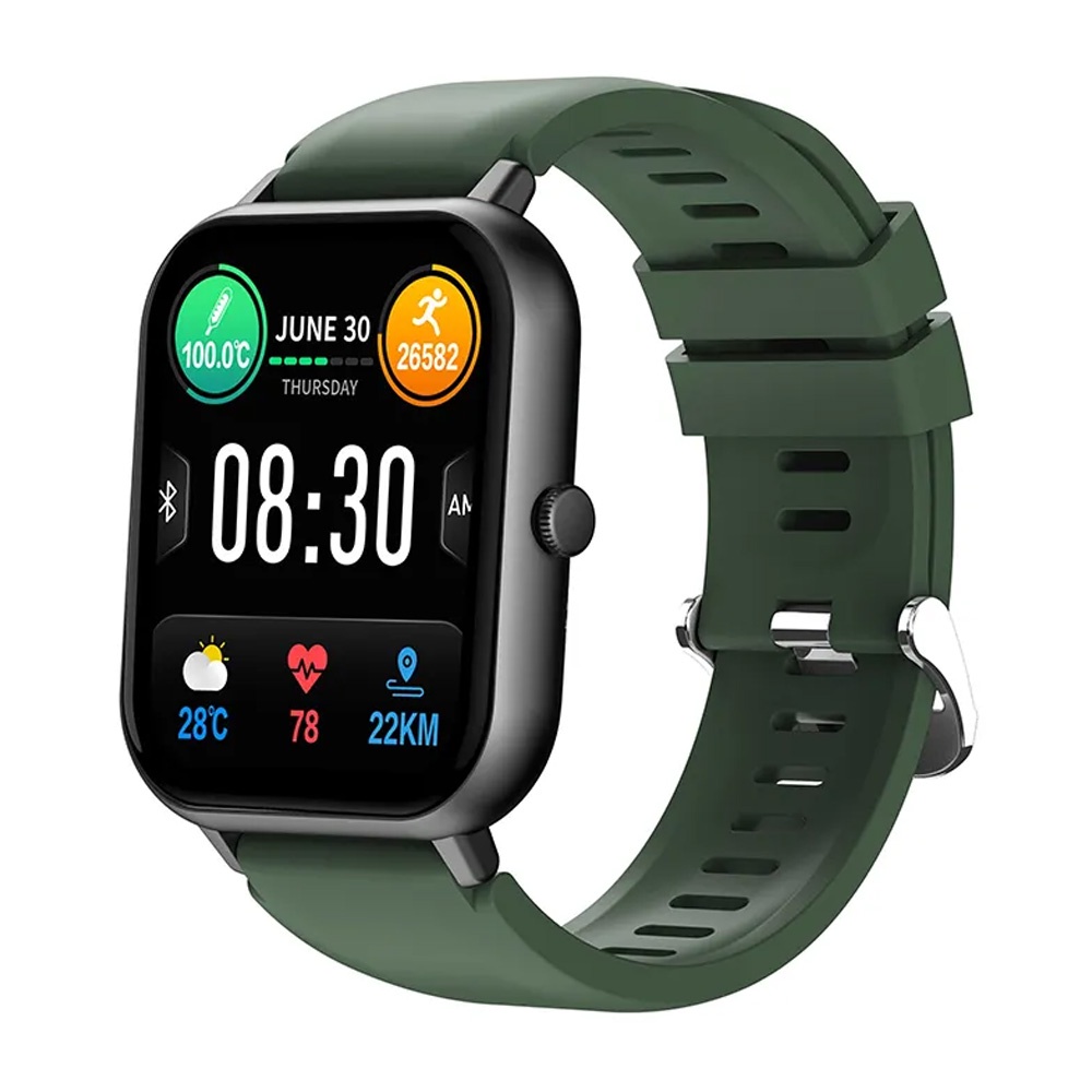 Relógio Smartwatch Zwear Zl54 Bluetooth 5.2 Tela 1.83 pol. Verde em Oferta na Shopee