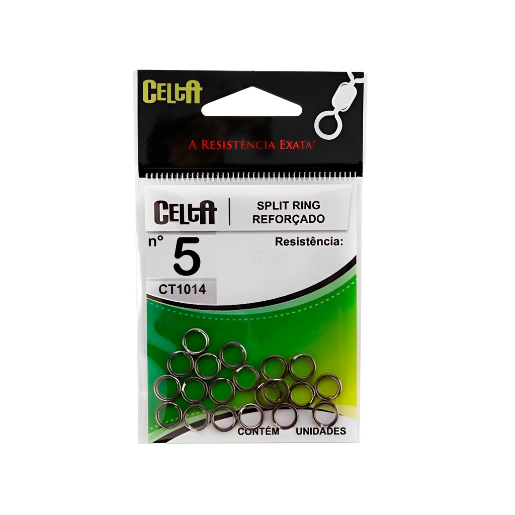Argola Split Ring Reforçado Para Pesca  - Celta