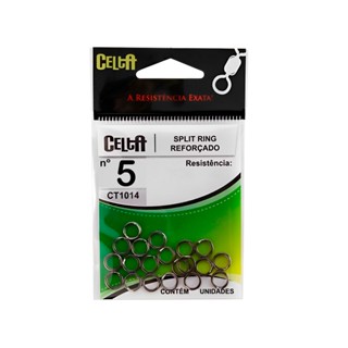 Argola Split Ring Reforçado Para Pesca - Celta