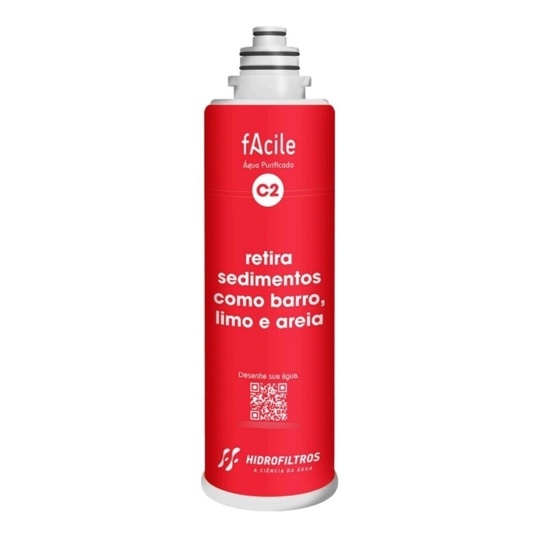 Refil Filtro Facile C2 Retém Sedimentos Sujeira Areia Sedimentos Barro Limo Hidrofiltros em Oferta na Shopee