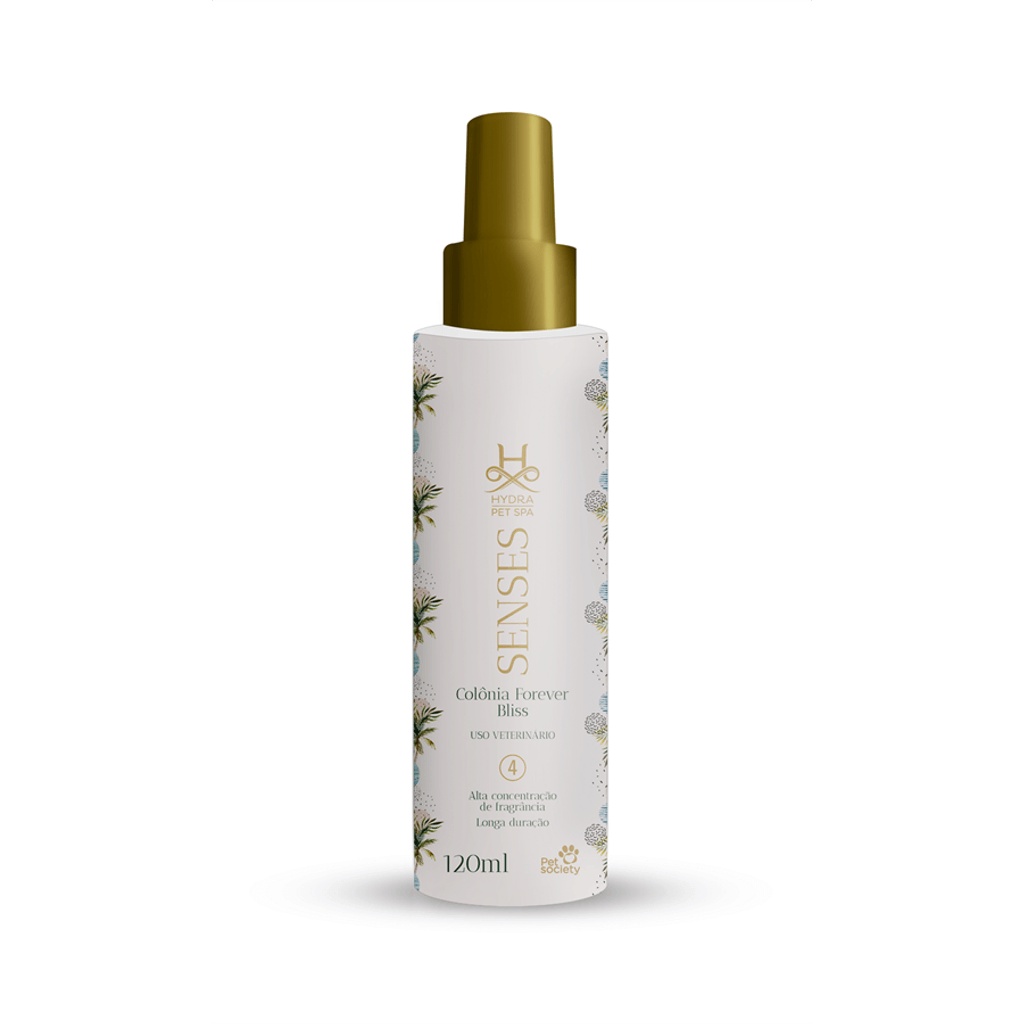 Colônia Pet Cachorro e Gato Hydra Pet Spa Senses Forever Bliss 120mL