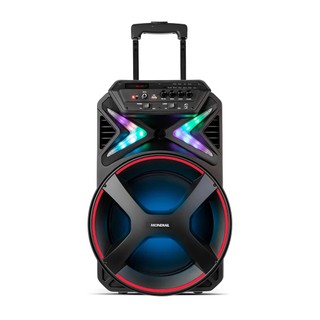 Caixa de Som Bluetooth Amplificada 400W RMS CM400 Preta/Vermelha Mondial - Bivolt