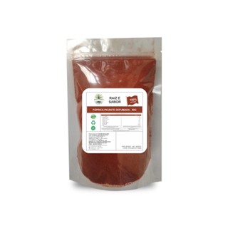 Paprica Defumada, Raiz e Sabor Tempero Natural 50g, Sem Glúten - tempero condimento especiarias