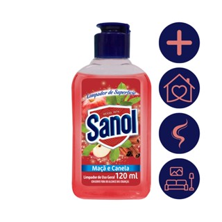 Limpador De Superficies Sanol Maca E Canela 120ml