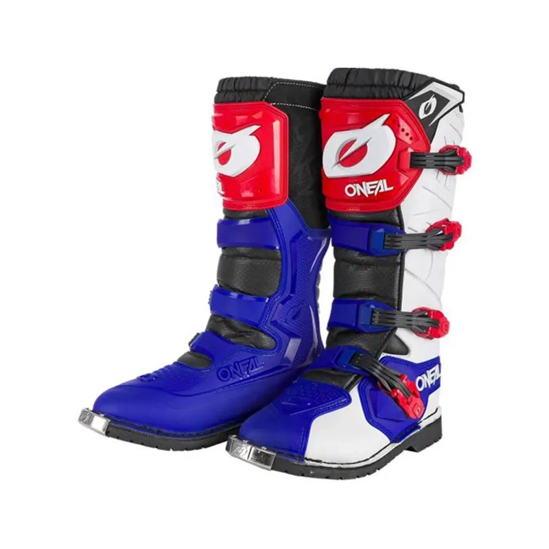 Bota Oneal Rider Pro Azul/Vermelho/Branco