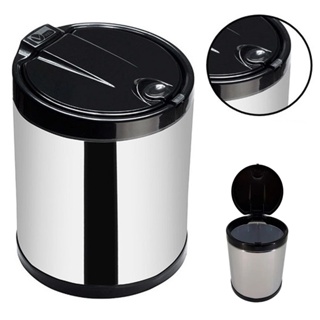 Lixeira de Pia Cesto de Lixo 2,5 litros Inox Click Cozinha Preta com Tampa Viel em Oferta na Shopee