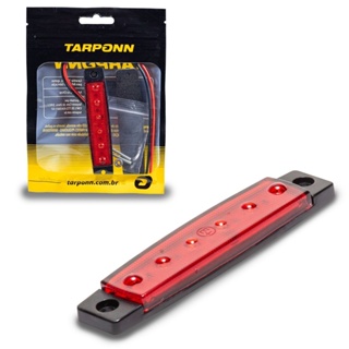 Sinalizador Lanterna Delimitadora Lateral 6 Leds 12V 24V Vermelha Alto Brilho Universal em Oferta na Shopee