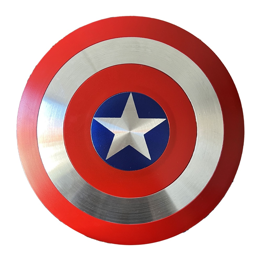 Escudo Capitão América Cosplay Vingadores Alumínio