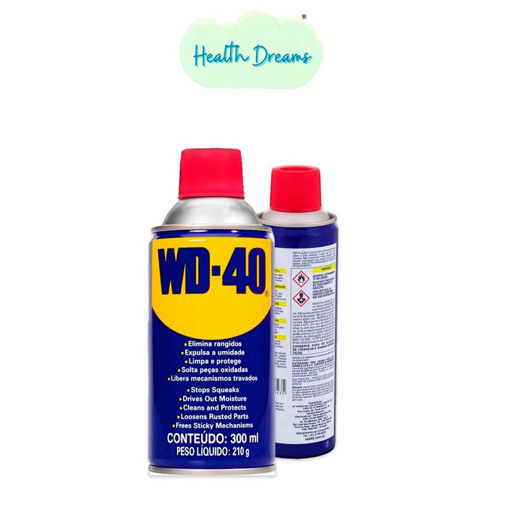 WD-40 Oléo Lubrificante Desengripante Produto Original [Tamanho 300ml]