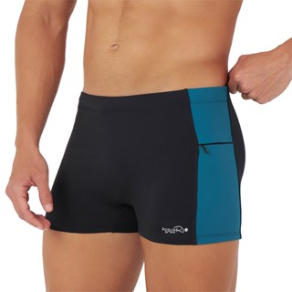 Sunga Boxer Adulto com Zíper Bolso Masculino Resistente Durável Acqua Rio