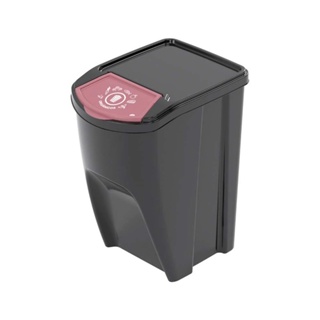Lixeira Empilhável Seletiva 34 L Orgânico Preta Plasútil em Oferta na Shopee