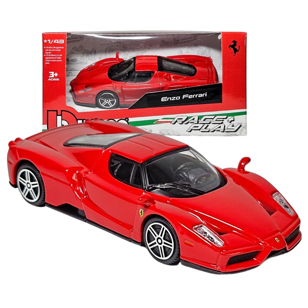 Miniatura De Ferro Ferrari Enzo Ferrari 11cm 1/43 Bburago