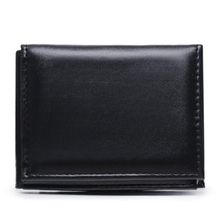 Carteira Slim Masculina Preta Social Casual Reforçada