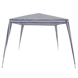 Tenda Gazebo Polietileno 3mX3mts Listrado Azul/Branco FPS 60 - Bel Fix