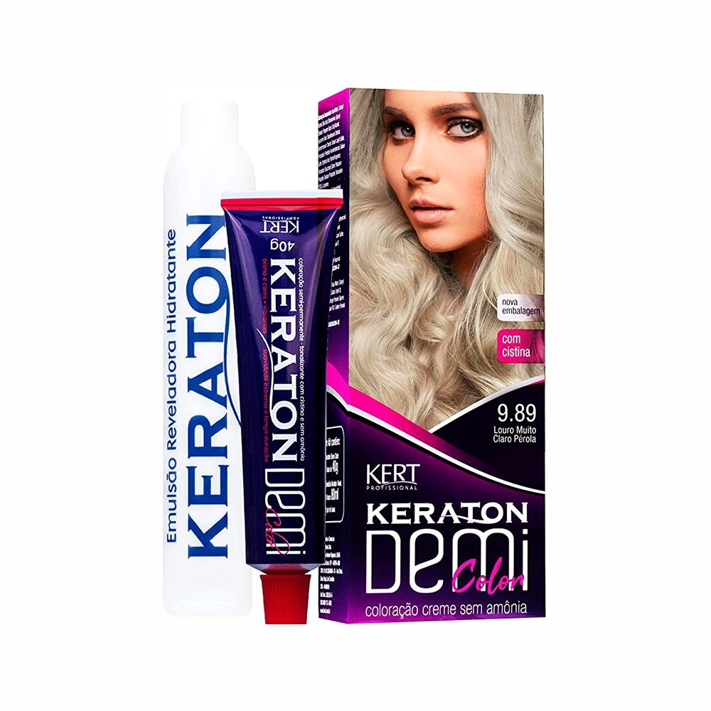 Tonalizante Demi Color 9.89 Louro Muito Claro Pérola em Oferta na Shopee