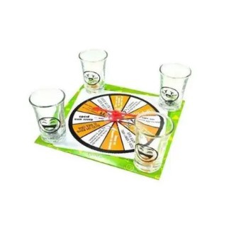 Jogo Roleta Pra Chorar de Rir Drinks de Bebida Vidro 25ml Game Amigos Diversão em Casa - Unika Games