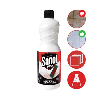 Limpador Pos Obra Sanol Pro 1l