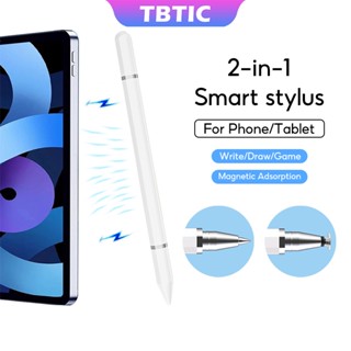 TBTIC 2 Em 1 Caneta Stylus Universal Compatível Com A Tela De Toque De Mesa Para Lápis Capacitivo Ipad