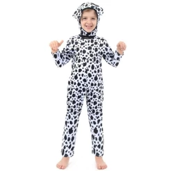 Fantasia Infantil Dálmata C/ Capuz Rabo Original Abrakadabra
