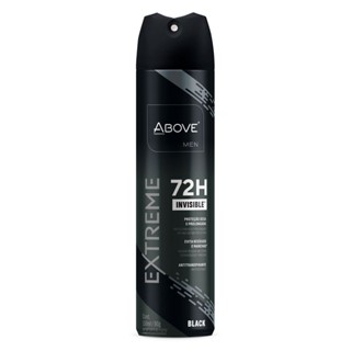 Desodorante Above Men Aerossol Extreme Invisible Black Antitranspirante 72h 150ml