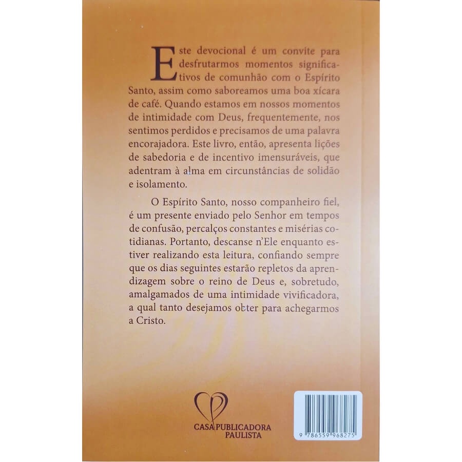 Livro Físico Café Com o Espírito Santo: Leituras Devocionais de Intimidade com o Espírito Santo Charles Spurgeon