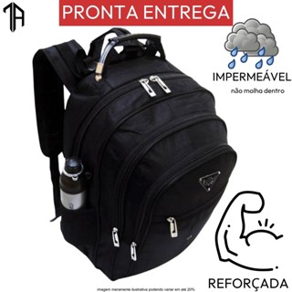 Mochila Escolar Resistente Bem Espaçosa Faculdade Trabalho Viagem volta as aulas
