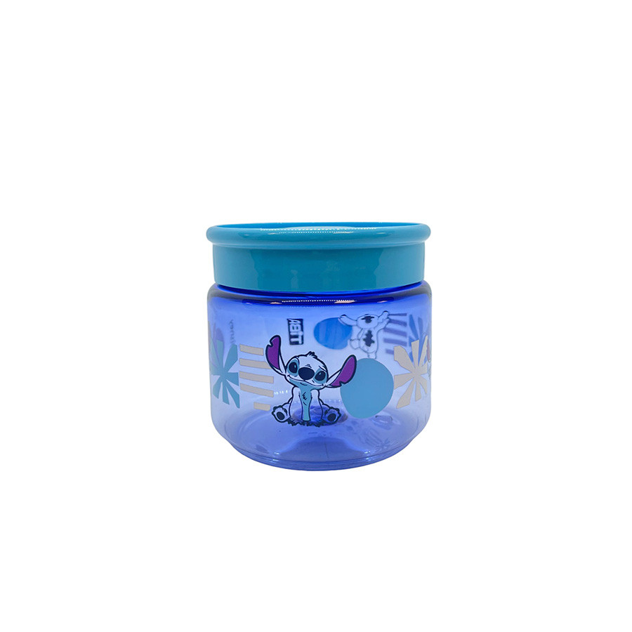 Pote de Plástico Organizador Azul Stitch - 6x6cm - 160ml - 1 unidade - Rizzo em Oferta na Shopee