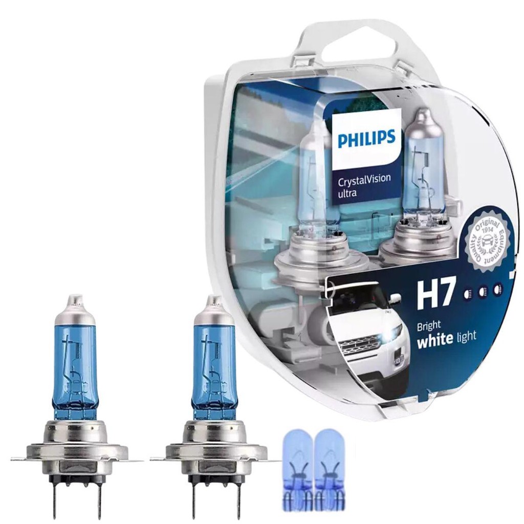 Kit Lâmpadas Farol Baixo H7 + Lanterna Pingo Original Philips em Oferta na Shopee