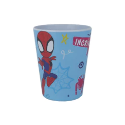 Copo Infantil Spider Man Bebibas Melamine 300ml