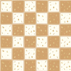 Folha para Ovos de Páscoa Perolado Quinn Marrom 69x89cm - 5 unidades - Cromus - Rizzo