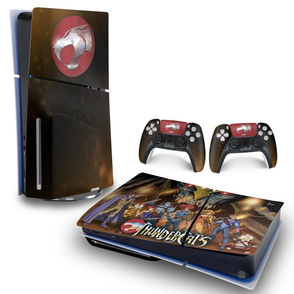 Skin PS5 Slim Playstation 5 Adesivo Horizontal - Thundercats