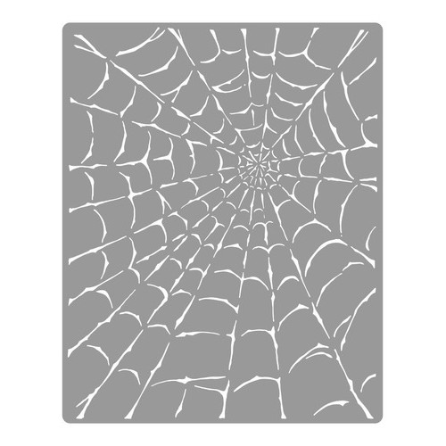 Stencil Teia De Aranha / Molde Estêncil Teia De Aranha