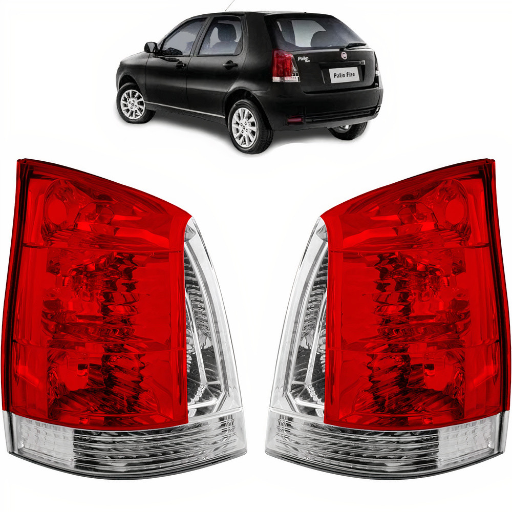 PAR Lanterna Traseira Palio 2004 2005 2006 a 2016 Bicolor em Oferta na Shopee