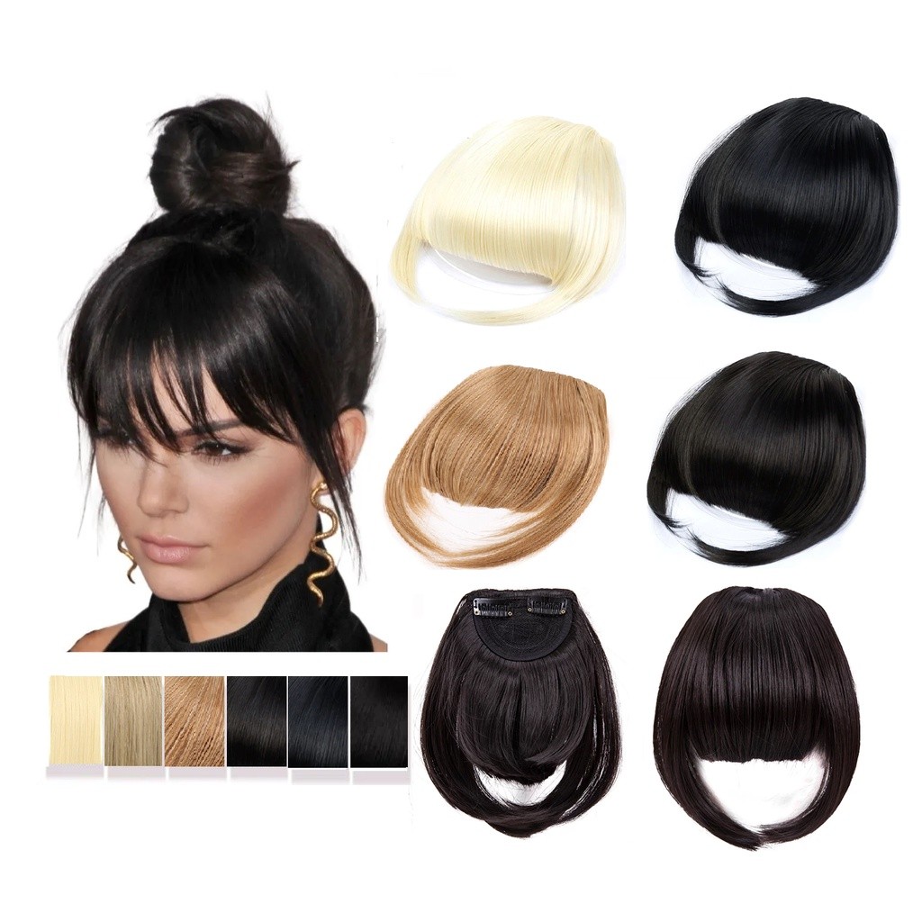 Franja Aplique Tic tac Idêntico Humano Fibra Premium em Oferta na Shopee