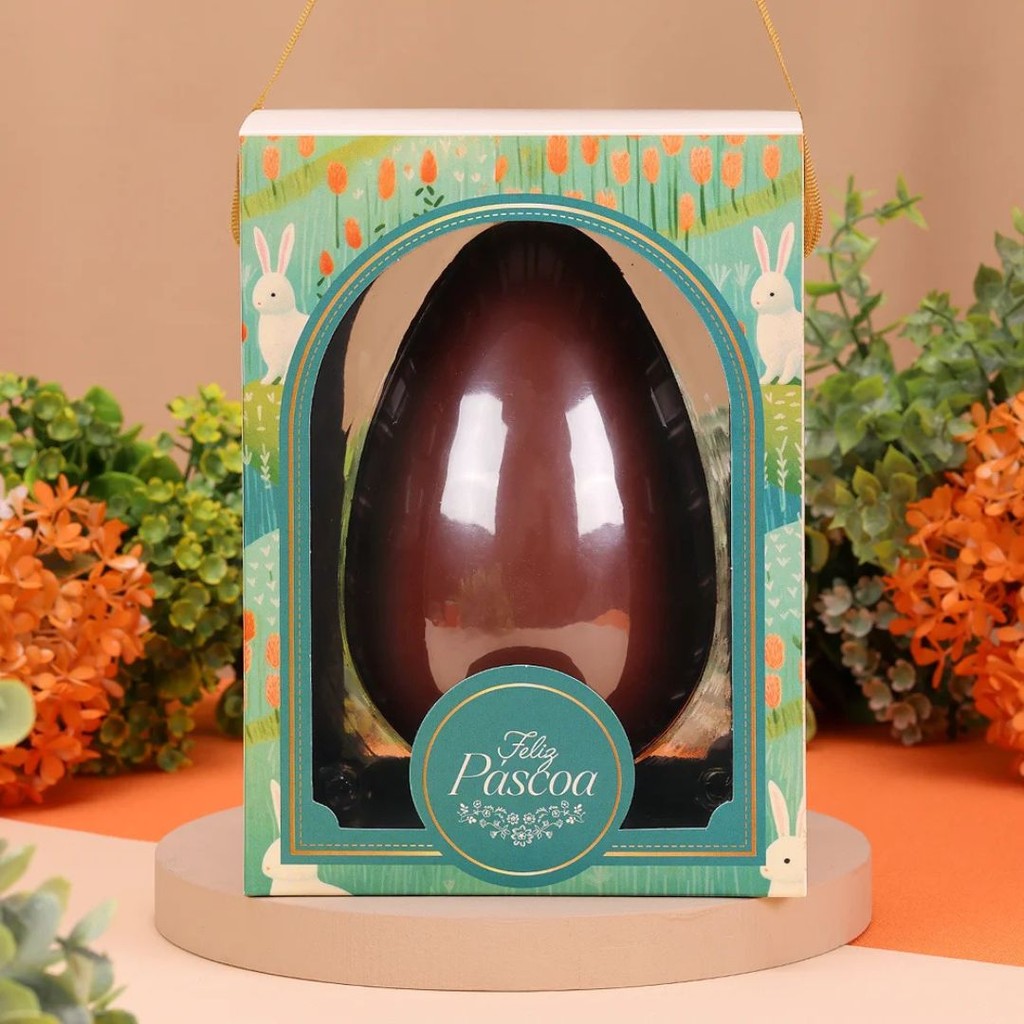 10 CAIXA PARA OVO EM PÉ COM BLISTER PÁSCOA NATUREZA 350G 4851(PASCOA JANGO OUTLET) 4782