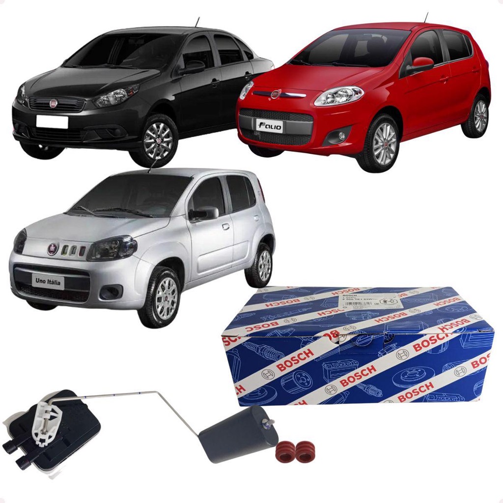 Sensor Boia Combustível Novo Palio Uno Grand Siena Bosch em Oferta na Shopee