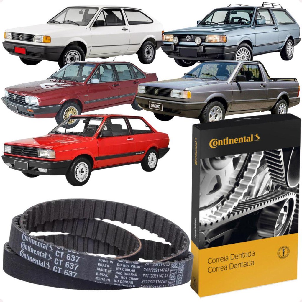 Correia Dentada Motor Ap 1.6 1.8 2.0 8V Até 1995 Contitech em Oferta na Shopee