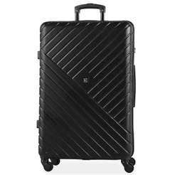 Mala Grande ABS 4 Rodas Detroit Preta II Bagaggio