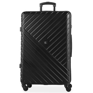 Mala Grande ABS 4 Rodas Detroit Preta II Bagaggio