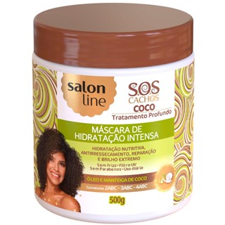 Máscara Capilar Hidratante Salon Line S.O.S Coco 500g