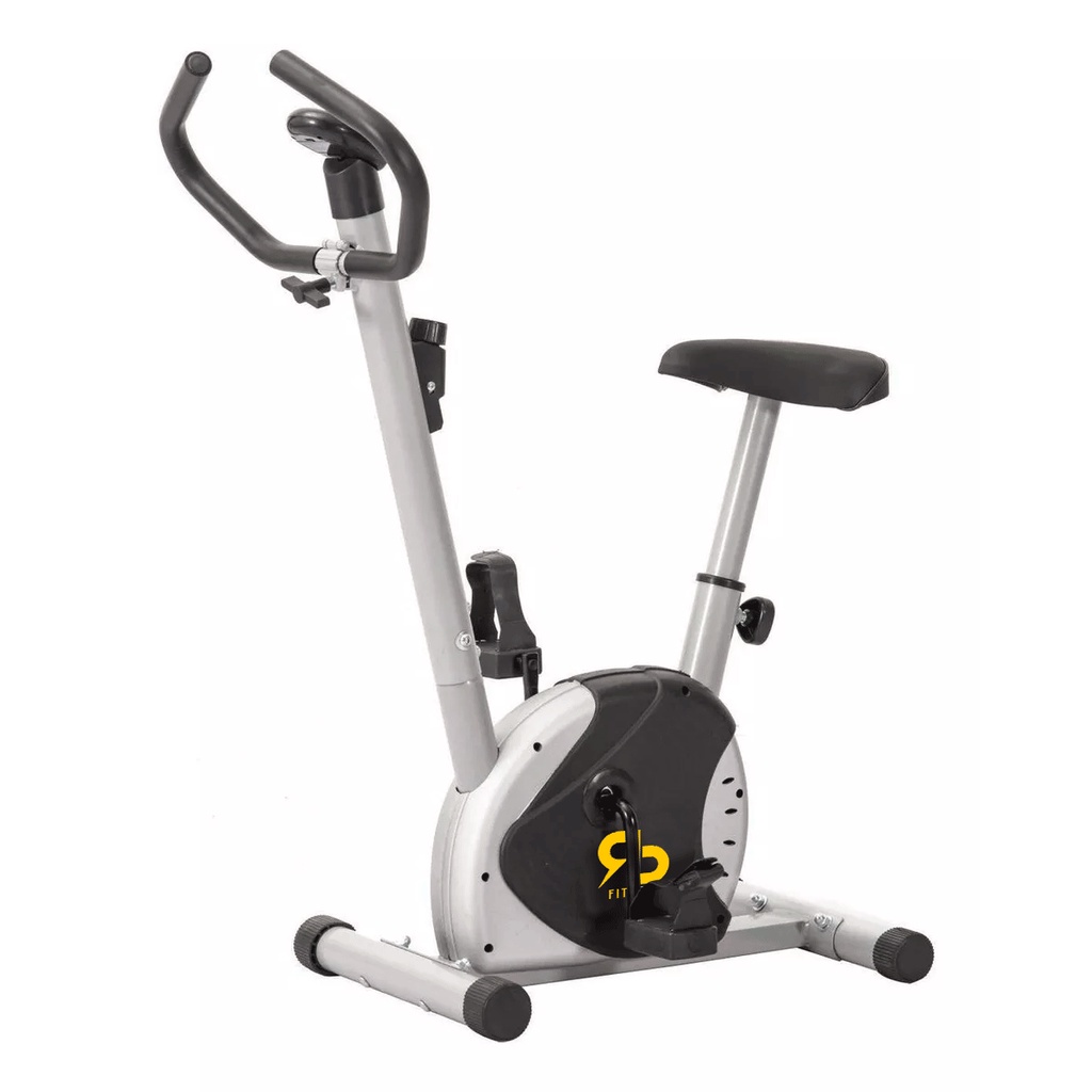 Bicicleta Ergométrica Spinning Cinza E Preto + Garrafinha RB Fitness