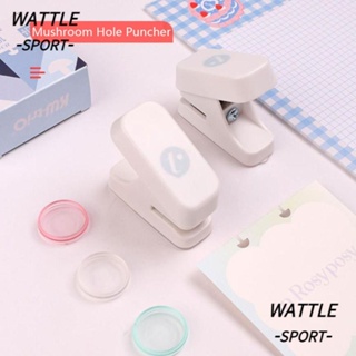 WATTLE Perfurador De Furo , Único De Cogumelo , Papelaria Criativa De Papel Tipo T Feita A Mão em Oferta na Shopee
