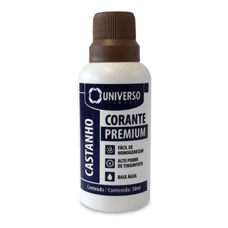 Corante Universo castanho frasco cor 50ml
