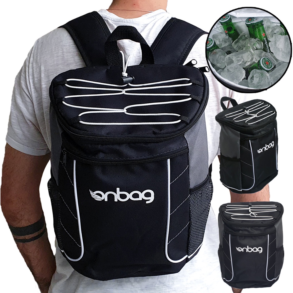 Mochila Térmica ONBAG para Cerveja Cooler Marmita - Não Vaza Gelo PVC Premium Selado a Solda