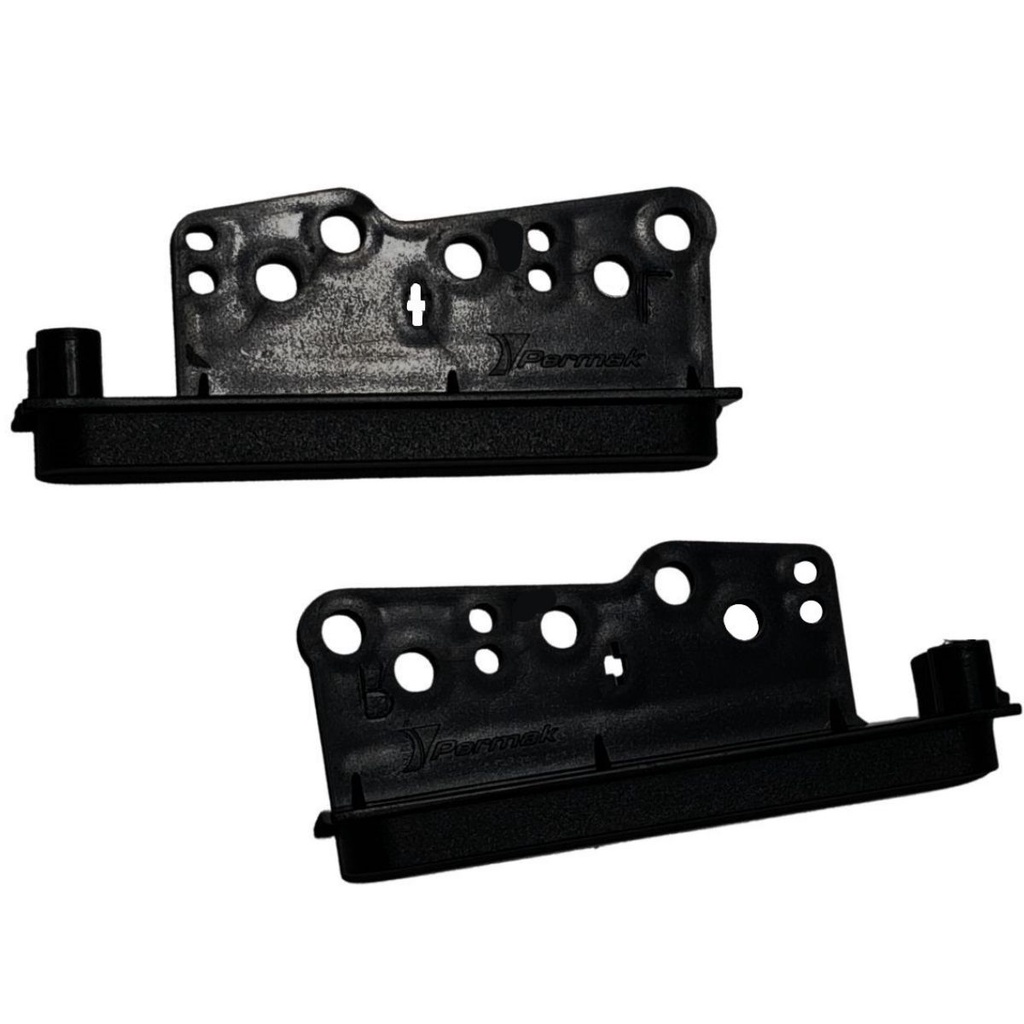 Moldura Painel Multimidia Central Dvd Mp5 2 Din Rádio Som Automotivo Preto Tela Carro