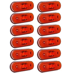 12 Lanterna Lateral Caminhão Carreta Facchini LED BIVOLT AM