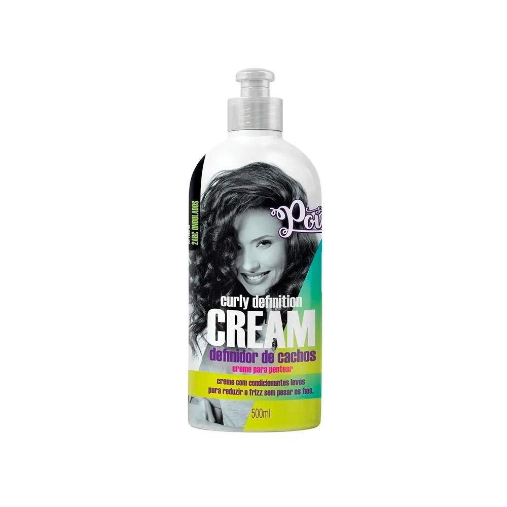 Creme Para Pentear Soul Power Curly Definition Cream 500Ml em Oferta na Shopee