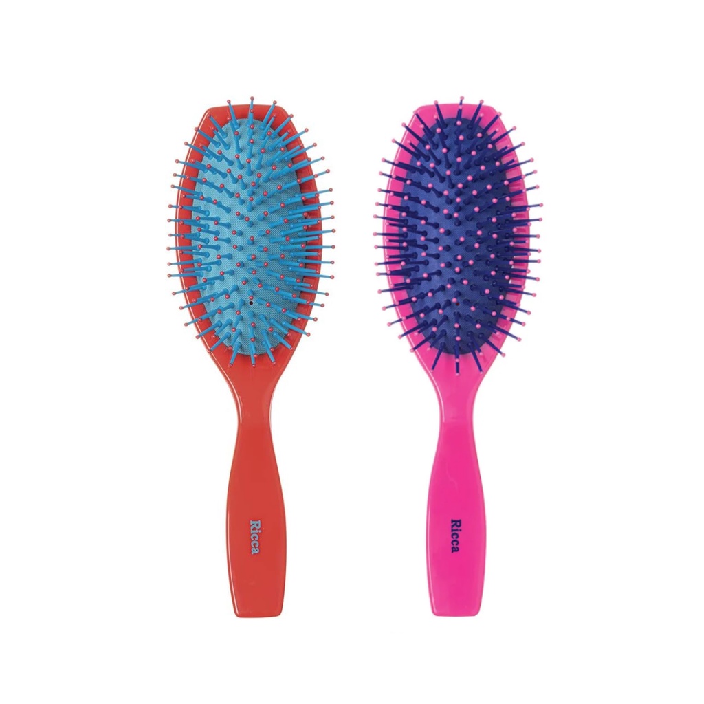 Ricca Escova Oval Almofadada - Escolha a Sua em Oferta na Shopee