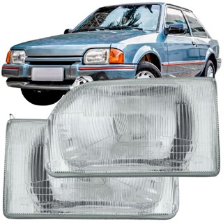 Par Farol Ford Escort Apollo 1987 à 1994 Vidro Carcaça Metal